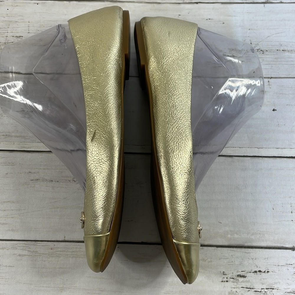 Coach Gold Chelsea Ballet Flat - Picture 7 of 9
